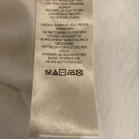 Free People oversized white T-shirt, extra small - Picture 4 of 7